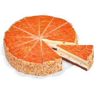 Romer's Blutorangen Torte, geschnitten, tiefgekühlt 1,25 kg