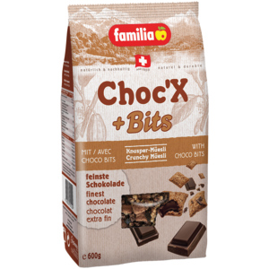 Familia Choc'X plus Bits, 600 g