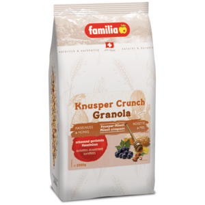 Familia Knusper Crunch Granola, 5 x 2 kg