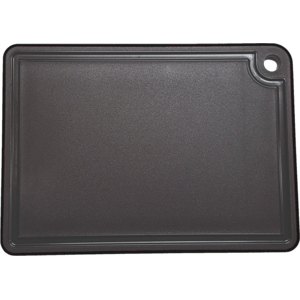 Schneidebrett Mimmi 35x25x1cm Antirutsch Rand hell grau
