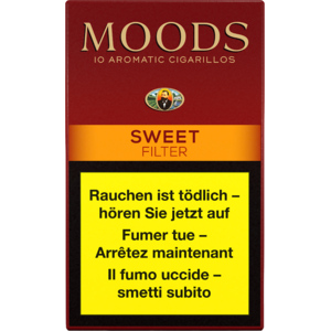 Dannemann Moods Filter, Pack zu 10 Etui x 5 Stück