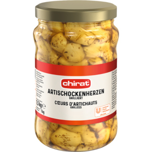 Chirat Artischockenherzen grilliert, 2 x 1,5 kg