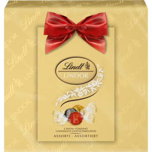 Lindt Lindor Geschenkbox assortiert, 137 g