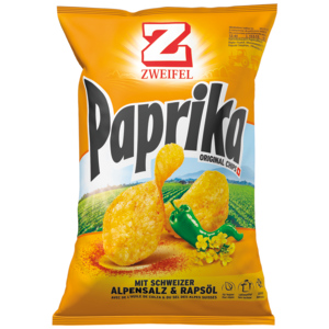 Zweifel Original Chips Paprika, 14 x 175 g Zweifel Original Chips Paprika, 14 x 175 g