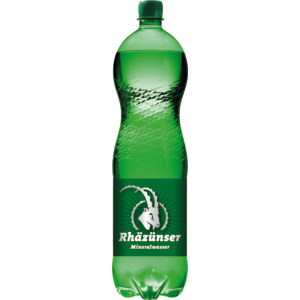 Rhäzünser mit Kohlensäure, PET 1,5 l Rhäzünser mit Kohlensäure, PET 1,5 l
