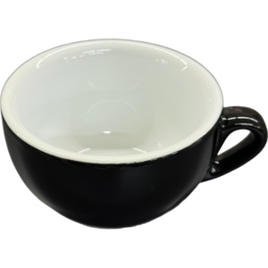 In/Out Sole Cappuccino Obertasse, 260 ml, schwarz In/Out Sole Cappuccino Obertasse, 260 ml, schwarz