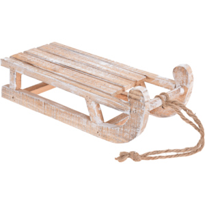 Schlitten, 30 cm, weiss