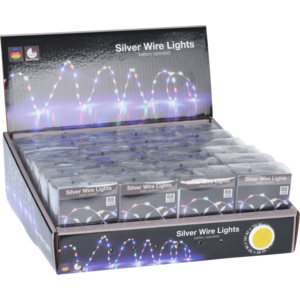 Silberdraht 66 LED Leuchten Silberdraht 66 LED Leuchten