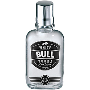 White Bull Vodka Taschenflacon 40,5% Vol., Flasche zu 10 cl White Bull Vodka Taschenflacon 40,5% Vol., Flasche zu 10 cl