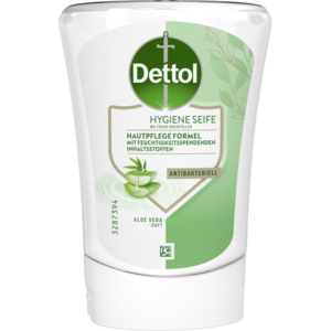 Dettol No-Touch Seife Aloe Vera, Nachfüller, 2 x 250 ml Dettol No-Touch Seife Aloe Vera, Nachfüller, 2 x 250 ml