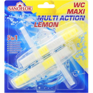 Sanoflor WC Einhänger Lemon, 2 x 40 g
