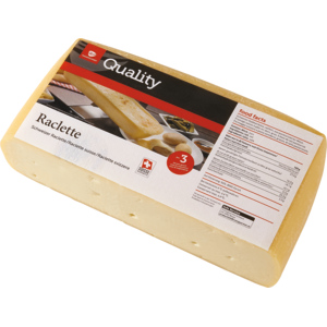 Quality Raclette, eckig, 1/2 Laib ca. 3,2 kg