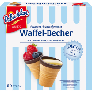 De Beukelaer Waffelbecher, 60 Stück