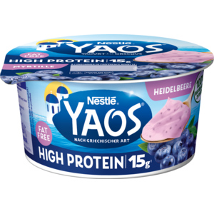 Nestlé Yaos Yogurt High Protein Mirtilli, 170 g