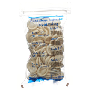In/Out Dr. Junghans Fingerlinge Latex gerollt Grösse 3 (M), Pack zu 100 Stück In/Out Dr. Junghans Fingerlinge Latex gerollt Grösse 3 (M), Pack zu 100 Stück
