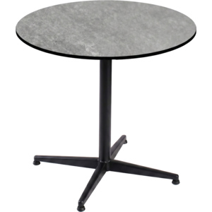 HPL Tisch Grigrio Granite, ⌀ 70 cm, untergestell schwarz HPL Tisch Grigrio Granite, ⌀ 70 cm, untergestell schwarz