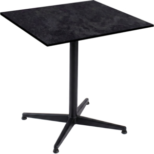 HPL Tisch Nero Granite, 70 x 70 cm, untergestell schwarz HPL Tisch Nero Granite, 70 x 70 cm, untergestell schwarz