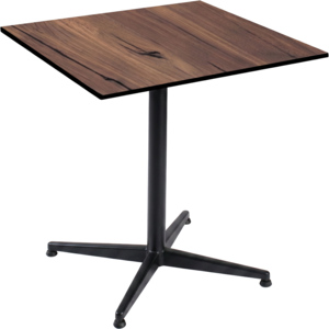 HPL Tisch Hunton Oak, 80 x 80 cm, untergestell schwarz HPL Tisch Hunton Oak, 80 x 80 cm, untergestell schwarz