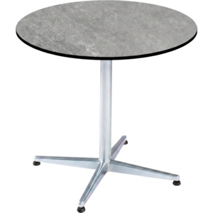 HPL Tisch Grigio Granite, ⌀ 70 cm, untergestell galvanisch HPL Tisch Grigio Granite, ⌀ 70 cm, untergestell galvanisch