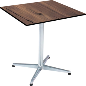 HPL Tisch Hunton Oak, 80 x 80 cm, untergestell galvanisch HPL Tisch Hunton Oak, 80 x 80 cm, untergestell galvanisch