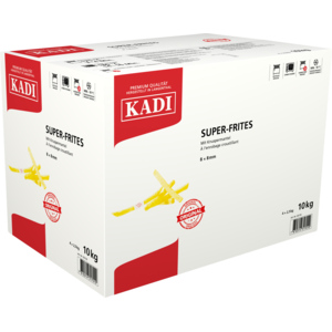 Kadi Super Frites 8 x 8 mm, TK, 10 kg Kadi Super Frites 8 x 8 mm, TK, 10 kg