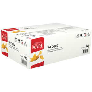 Kadi Wedges gewürzt, TK, 2 x 2,5 kg Kadi Wedges gewürzt, TK, 2 x 2,5 kg