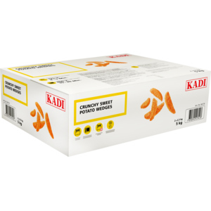 Kadi Crunchy Sweet Potato Wedges, TK, 2 x 2,5 kg Kadi Crunchy Sweet Potato Wedges, TK, 2 x 2,5 kg