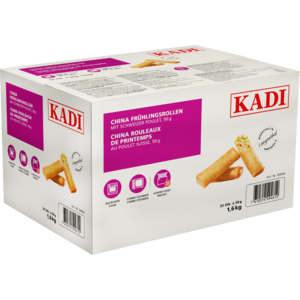 Kadi Frühlingsrollen China Poulet und Gemüse, TK, 32 x 50 g / 1,6 kg