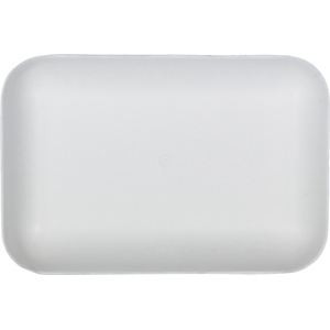 Mini Schale viereckig, 65 x 65 x 10 mm, weiss, 40 Stück