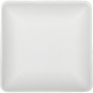 Mini Teller rechteckig, 120 x 80 x 15 mm, weiss, 40 Stück