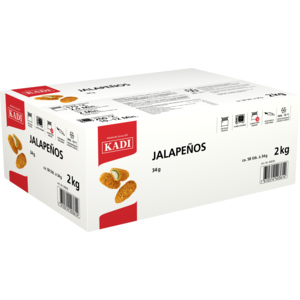 Kadi Jalapeños Frischkäse, TK, 55 x 36 g / 2 kg Kadi Jalapeños Frischkäse, TK, 55 x 36 g / 2 kg