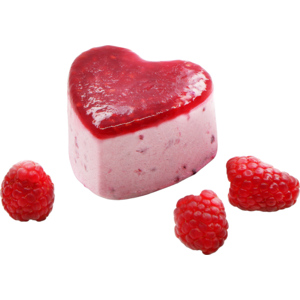 Kern & Sammet Himbeer Joghurt Herz, tiefgekühlt, 24 x 60 g