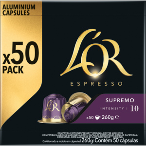 L'OR Supremo, Kapseln, 50 Stück L'OR Supremo, Kapseln, 50 Stück