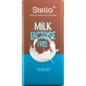 Stella QD, Milchschokolade, Laktosefrei, 80 g Stella QD, Milchschokolade, Laktosefrei, 80 g