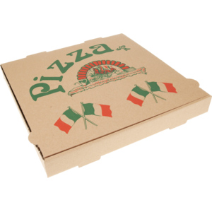 Economy Pizzakarton Mod. H , 32 x 32 x 4 cm, Pack zu 100 Stück