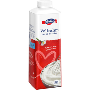 Emmi Vollrahm 35%, pasteurisiert, 8 x 1 l Emmi Vollrahm 35%, pasteurisiert, 8 x 1 l
