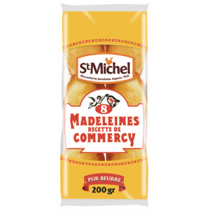 Madeleines St. Michel Commercy reine Butter, 16 x 200 g