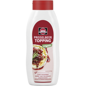 Schwartau Preiselbeer Topping, 770 ml Schwartau Preiselbeer Topping, 770 ml