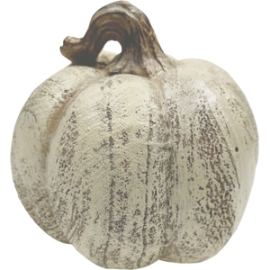 Kürbis aus Polyresin, Ø 12 cm
