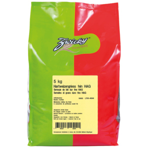 Zwicky Hartweizengriess HAG, fein, 5 kg Zwicky Hartweizengriess HAG, fein, 5 kg