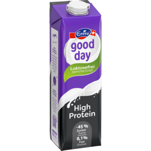 Emmi good day Milchgetränk High Protein, laktosefrei, 12 x 1 l Emmi good day Milchgetränk High Protein, laktosefrei, 12 x 1 l