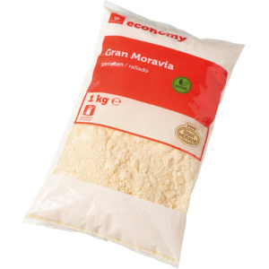 Economy Gran Moravia, gerieben, 10 x 1 kg Economy Gran Moravia, gerieben, 10 x 1 kg