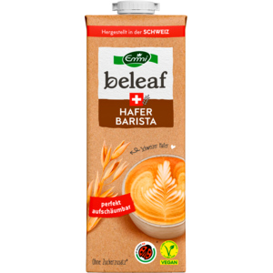 Beleaf Haferdrink IP-SUISSE, Barista, UHT, 1 l