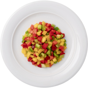 Peperoni farbig Russisch, 8 x 8 x 8 mm, 1 kg Peperoni farbig Russisch, 8 x 8 x 8 mm, 1 kg