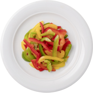 Peperoni farbig Streifen, 5 mm, 1 kg Peperoni farbig Streifen, 5 mm, 1 kg