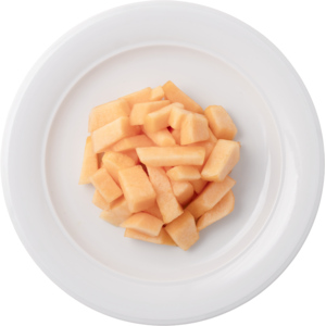Melonen orange Würfel fein, 1 kg Melonen orange Würfel fein, 1 kg