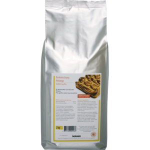 Agrano Backmischung für Waffel / Crêpes, für Weichwaffeln nach Brüsseler Rezeptur, 2 kg Agrano Backmischung für Waffel / Crêpes, für Weichwaffeln nach Brüsseler Rezeptur, 2 kg