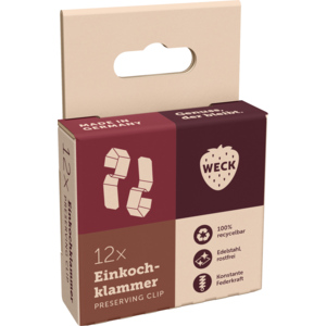 WAL Weck Klammern, Pack zu 12 Stück WAL Weck Klammern, Pack zu 12 Stück