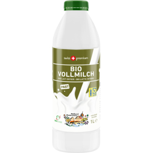 Biedermann Bio Vollmilch 3,9%, pasteurisiert, 1 l Biedermann Bio Vollmilch 3,9%, pasteurisiert, 1 l