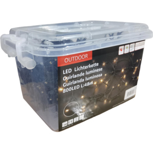 LED Lichterkette, mit 800 LED, Outdoor, 48 m